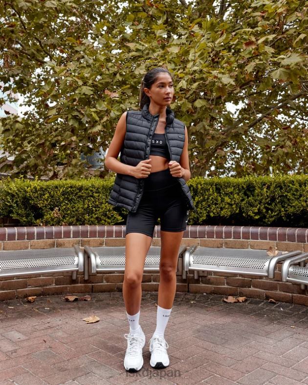 終日ダウンベスト - ブラック LSKD 女性 衣服 082HP483