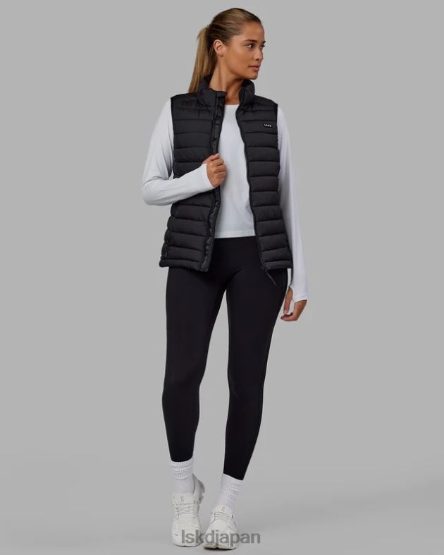 終日ダウンベスト - ブラック LSKD 女性 衣服 082HP483