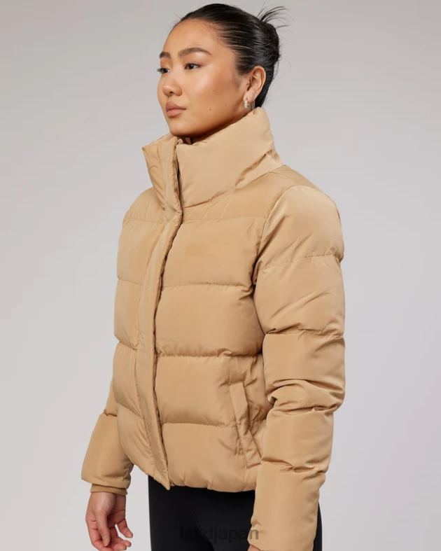 デイリーダウンジャケット - キャメル LSKD 女性 衣服 082HP496