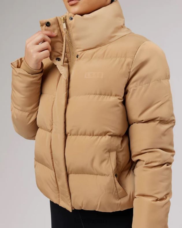デイリーダウンジャケット - キャメル LSKD 女性 衣服 082HP496