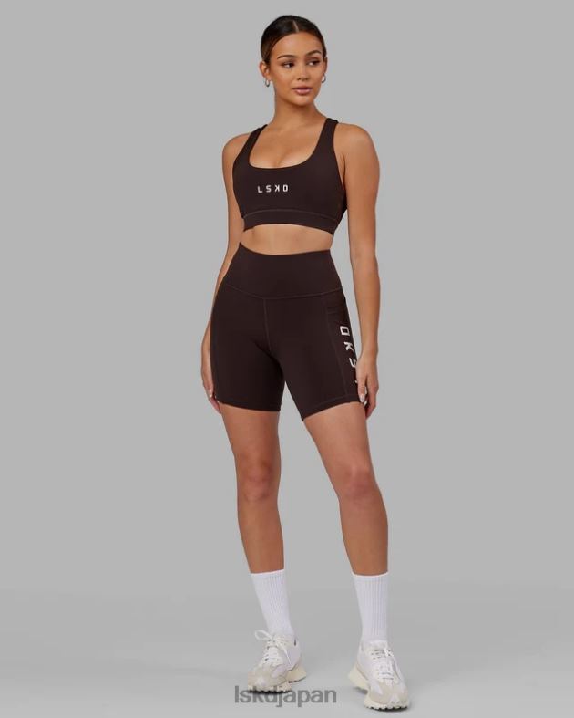 レップ ミッドレングス ショート - ダークウォルナット LSKD 女性 衣服 082HP515