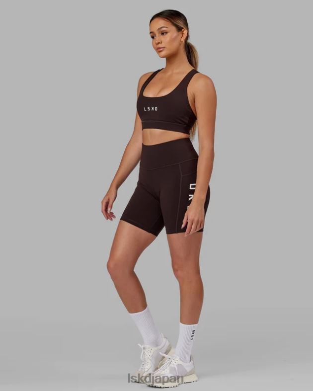 レップ ミッドレングス ショート - ダークウォルナット LSKD 女性 衣服 082HP515