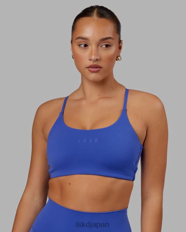 ツイストスポーツブラ - パワーコバルト LSKD 女性 衣服 082HP52