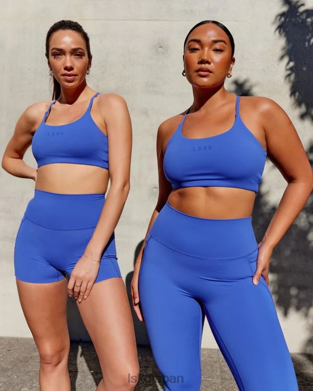 ツイストスポーツブラ - パワーコバルト LSKD 女性 衣服 082HP52