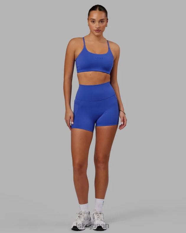 ツイストスポーツブラ - パワーコバルト LSKD 女性 衣服 082HP52