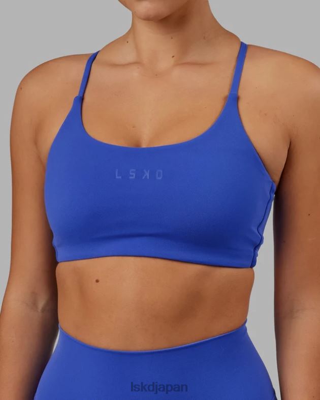 ツイストスポーツブラ - パワーコバルト LSKD 女性 衣服 082HP52