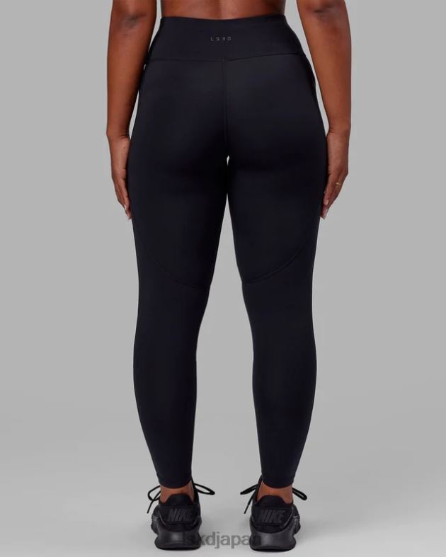 レップ フルレングス レギンス - ブラックホワイト LSKD 女性 衣服 082HP531