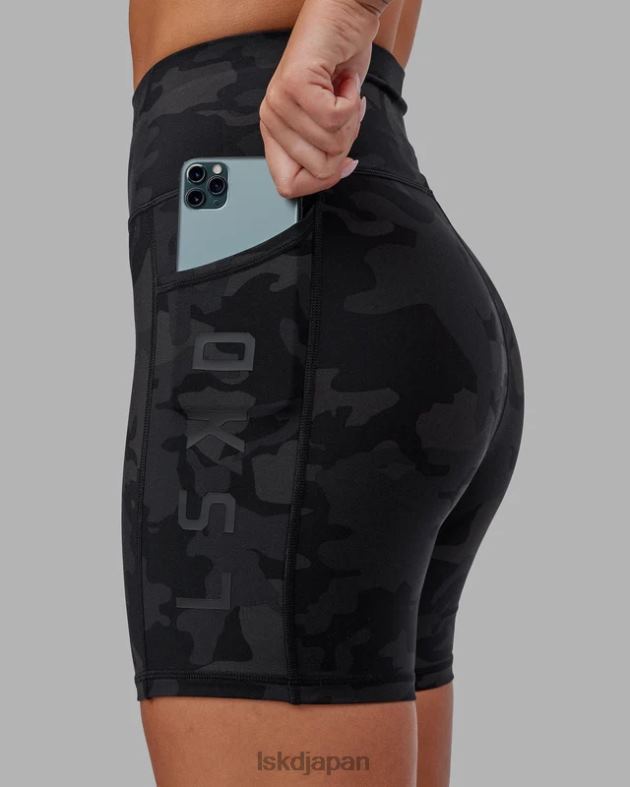 レップ ミッドレングス ショート - ブラックカモ LSKD 女性 衣服 082HP535