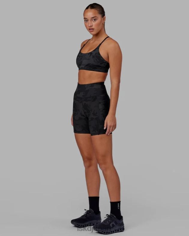 レップ ミッドレングス ショート - ブラックカモ LSKD 女性 衣服 082HP535