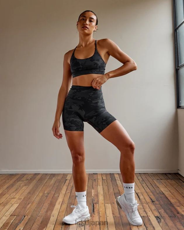 エリクサー ミッドレングス ショート - ブラック カモフラージュ LSKD 女性 衣服 082HP548