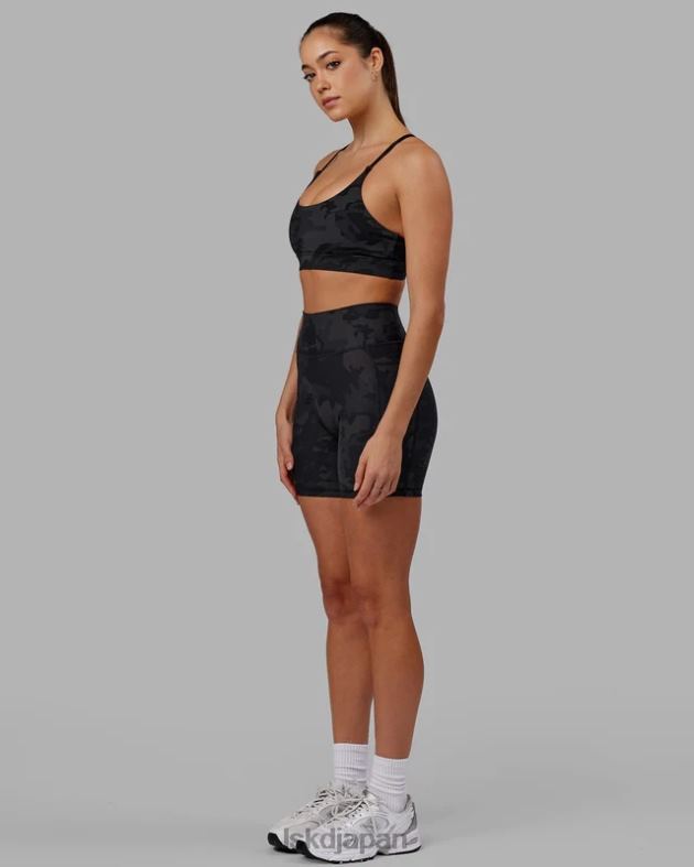 フュージョン ミッドレングス ショート - ブラック カモフラージュ LSKD 女性 衣服 082HP556