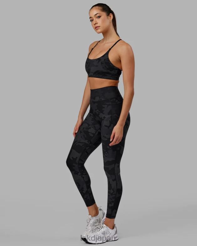 フュージョン フルレングス レギンス - ブラック カモフラージュ LSKD 女性 衣服 082HP560