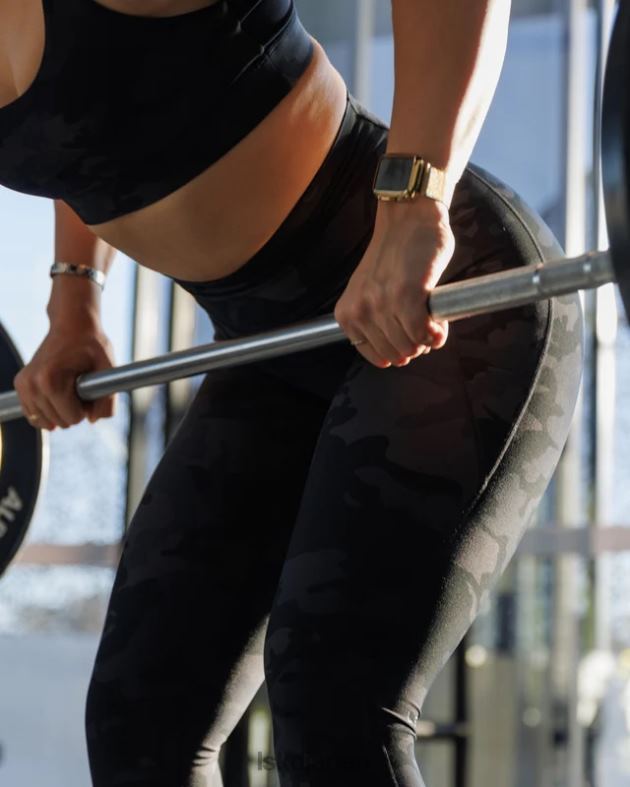 フュージョン フルレングス レギンス - ブラック カモフラージュ LSKD 女性 衣服 082HP560