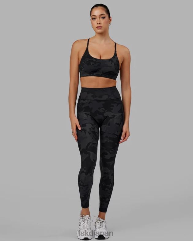 フュージョン フルレングス レギンス - ブラック カモフラージュ LSKD 女性 衣服 082HP560