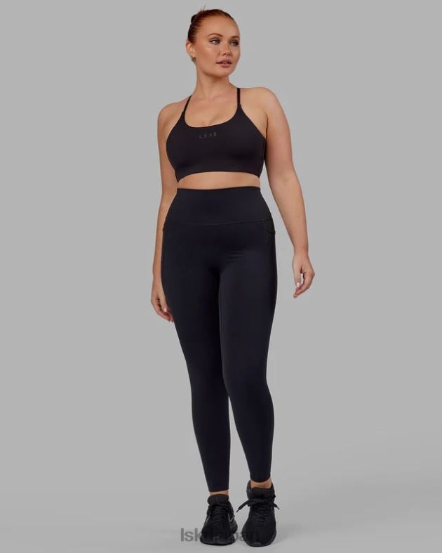 エリクサー フルレングス レギンス ポケット付き - ブラック LSKD 女性 衣服 082HP562