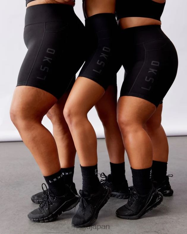 レップ ミッドレングス ショート - ブラックブラック LSKD 女性 衣服 082HP567