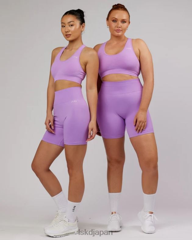 無制限のシームレスなスポーツブラ - ライラック LSKD 女性 衣服 082HP56