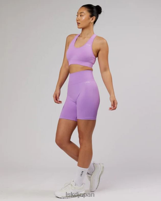 無制限のシームレスなスポーツブラ - ライラック LSKD 女性 衣服 082HP56