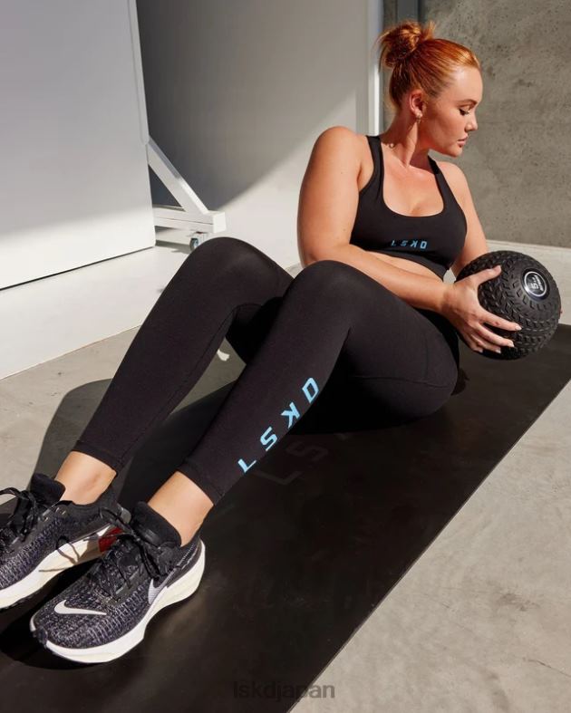 レップ フルレングス レギンス - ブラックアズールブルー LSKD 女性 衣服 082HP593