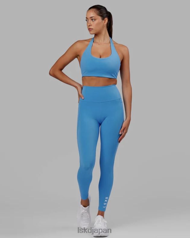 フラックス フルレングス レギンス - アジュールブルー LSKD 女性 衣服 082HP595