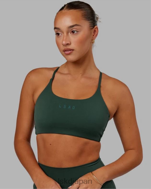 ツイストスポーツブラ - バイタルグリーン LSKD 女性 衣服 082HP6