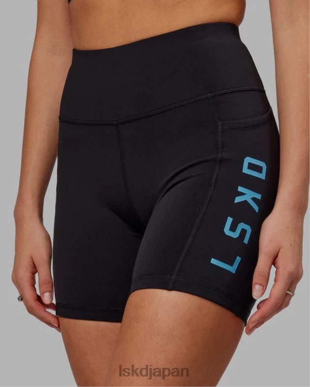 レップ ミッドレングスショート - ブラックアジュールブルー LSKD 女性 衣服 082HP616