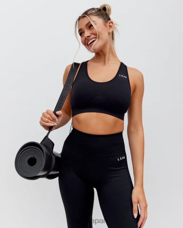 リミットレスシームレススポーツブラ - ブラック LSKD 女性 衣服 082HP61