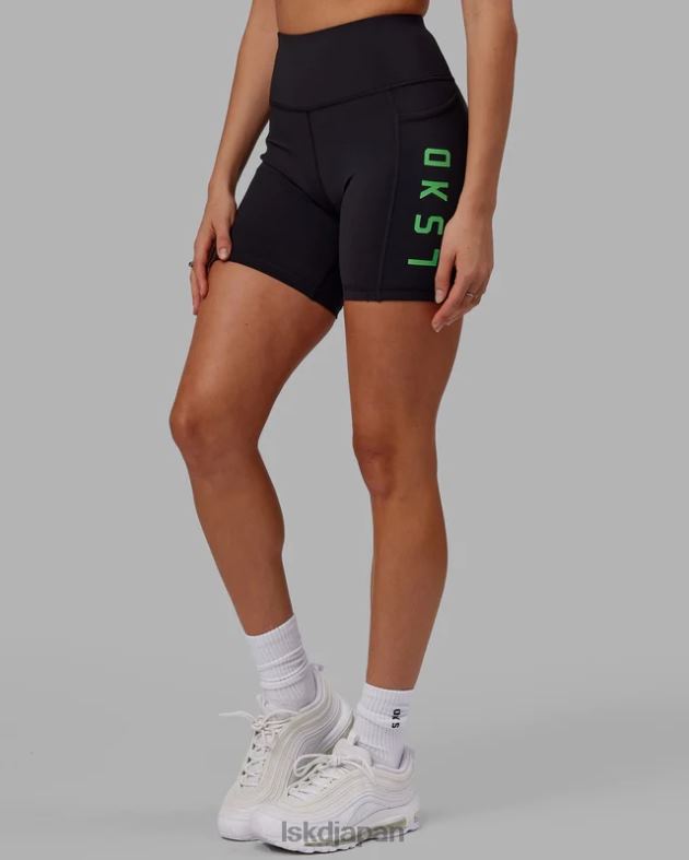 レップ ミッドレングス ショート - ブラックアップルミント LSKD 女性 衣服 082HP629