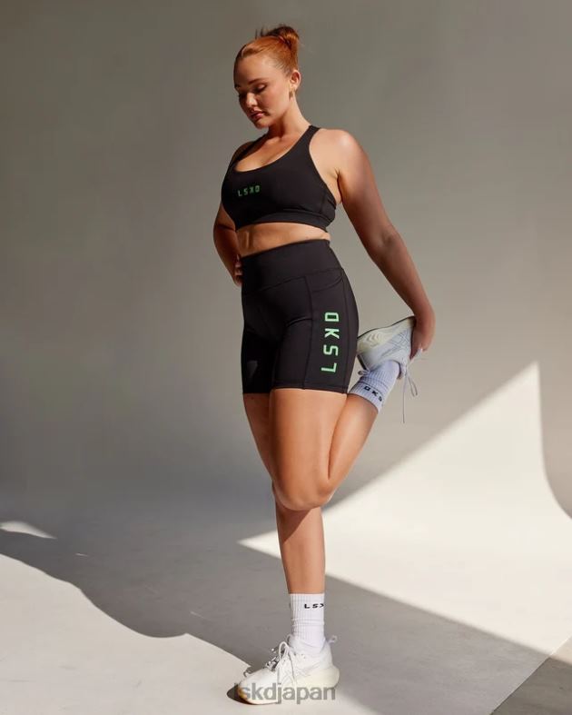 レップ ミッドレングス ショート - ブラックアップルミント LSKD 女性 衣服 082HP629
