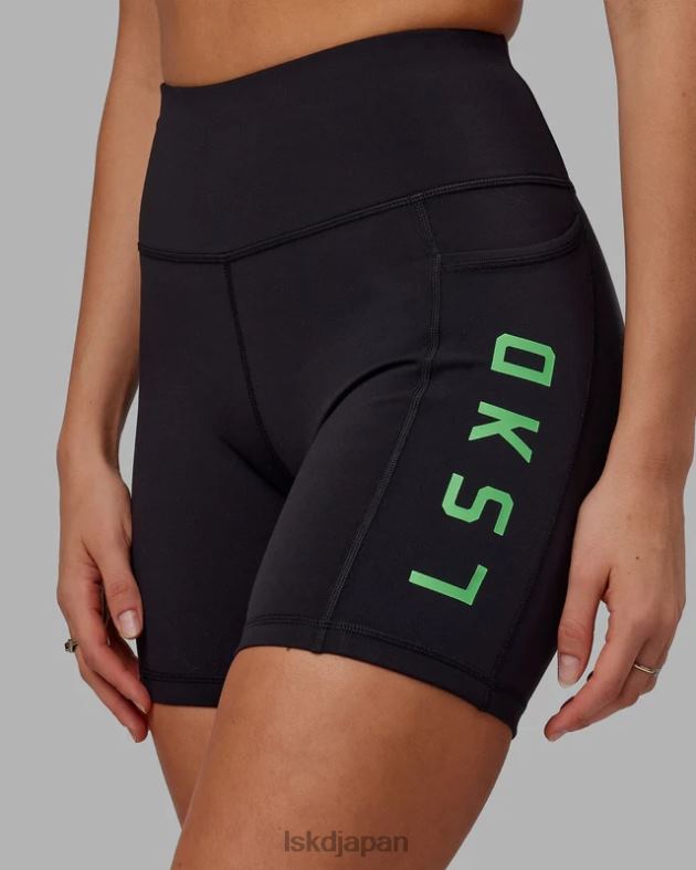 レップ ミッドレングス ショート - ブラックアップルミント LSKD 女性 衣服 082HP629