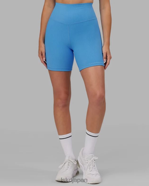 ストライクリブミッドレングスショート - アジュールブルー LSKD 女性 衣服 082HP633