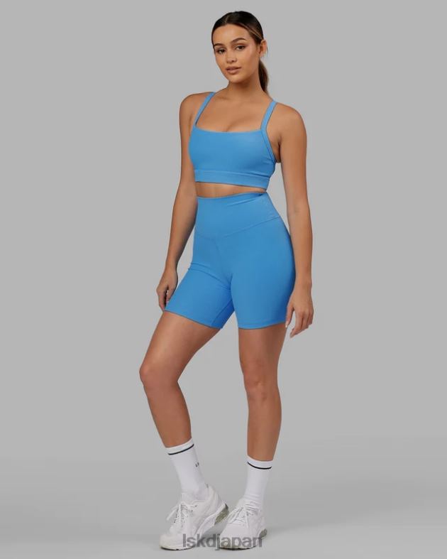 ストライクリブミッドレングスショート - アジュールブルー LSKD 女性 衣服 082HP633