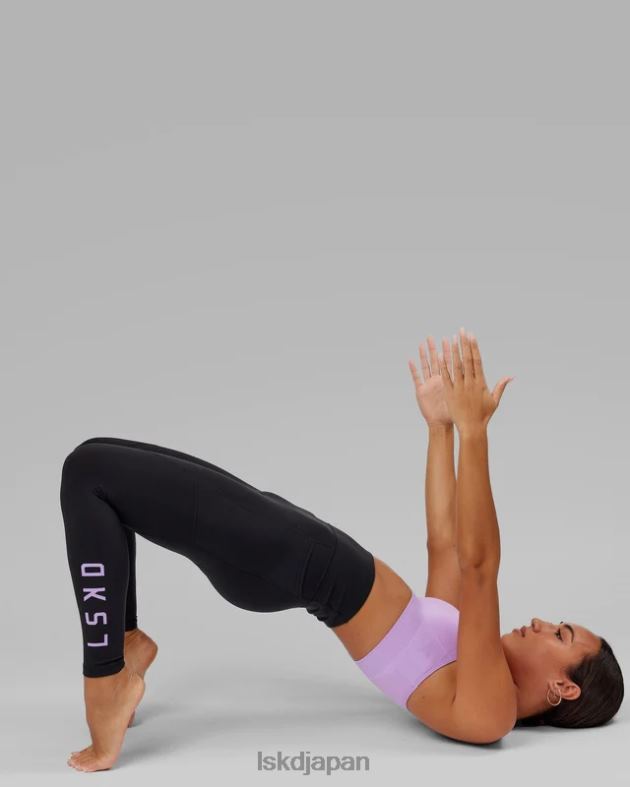 レップ フルレングス レギンス - ブラックライラック LSKD 女性 衣服 082HP645