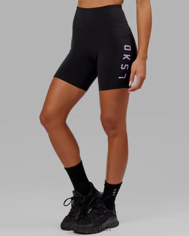 レップ ミッドレングスショート - ブラックライラック LSKD 女性 衣服 082HP656