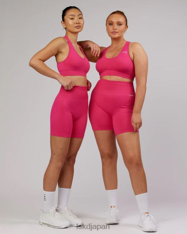 無制限のシームレスなスポーツブラ - マゼンタ LSKD 女性 衣服 082HP66