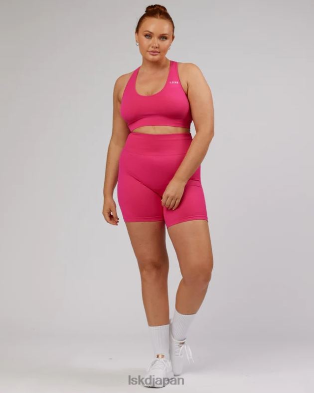 無制限のシームレスなスポーツブラ - マゼンタ LSKD 女性 衣服 082HP66