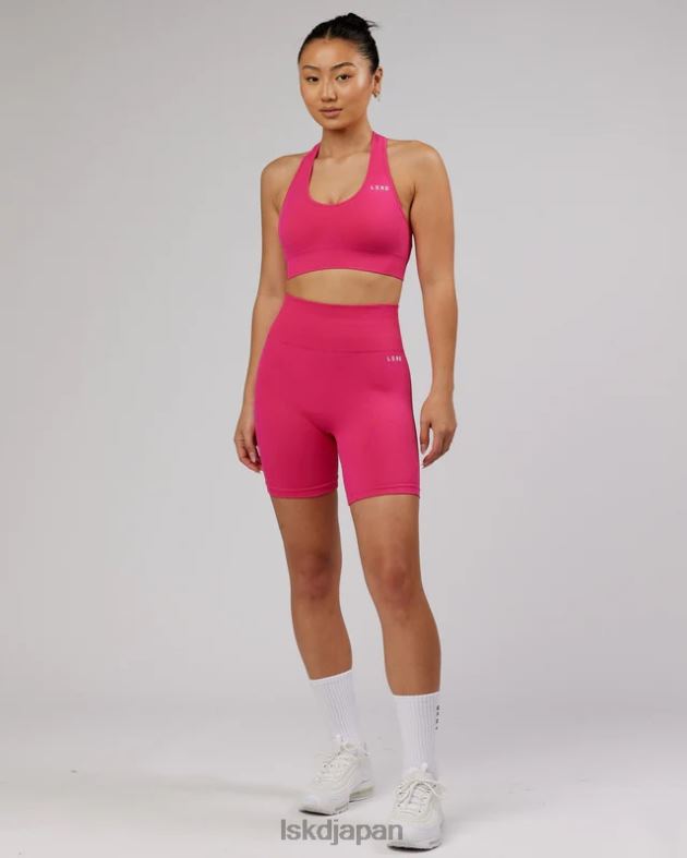 無制限のシームレスなスポーツブラ - マゼンタ LSKD 女性 衣服 082HP66