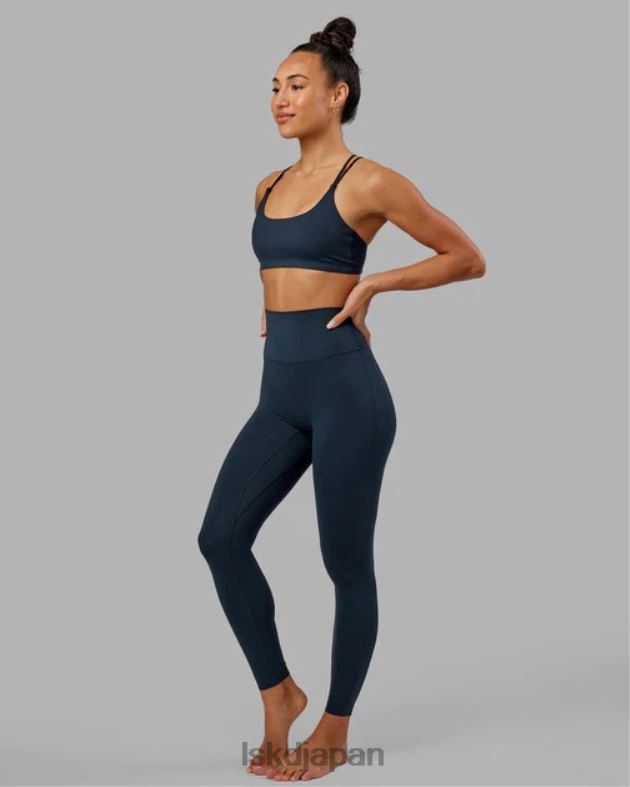 エリクシール フルレングス レギンス - ネイビー ロゴなし LSKD 女性 衣服 082HP674