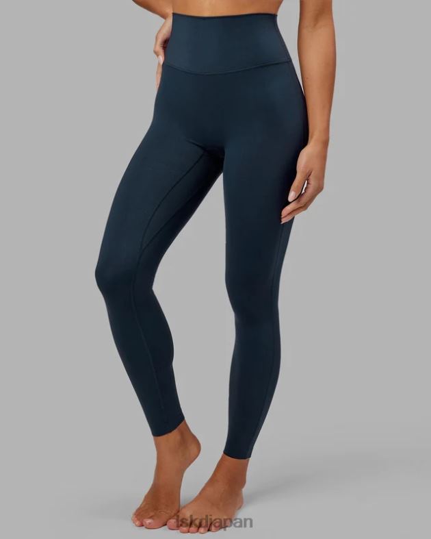 エリクシール フルレングス レギンス - ネイビー ロゴなし LSKD 女性 衣服 082HP674