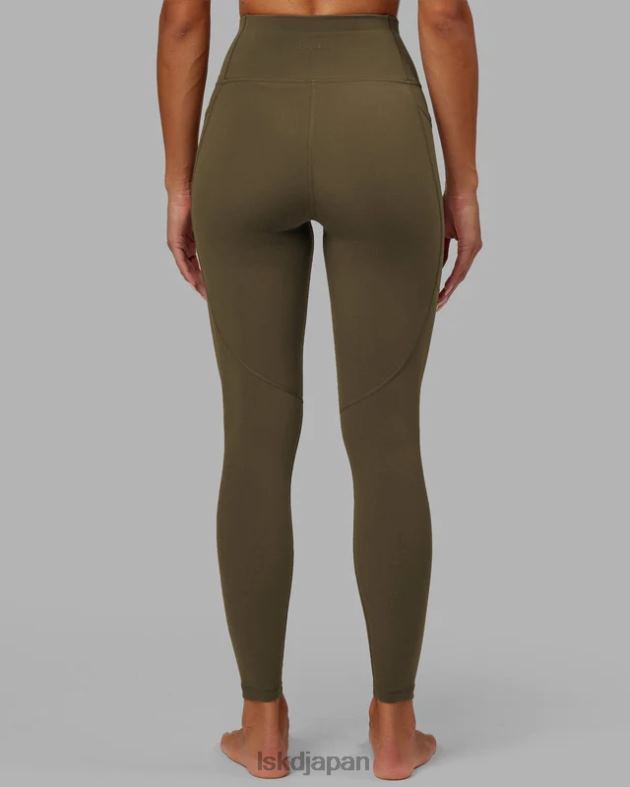レップ フルレングス レギンス - アーミー グリーン LSKD 女性 衣服 082HP676
