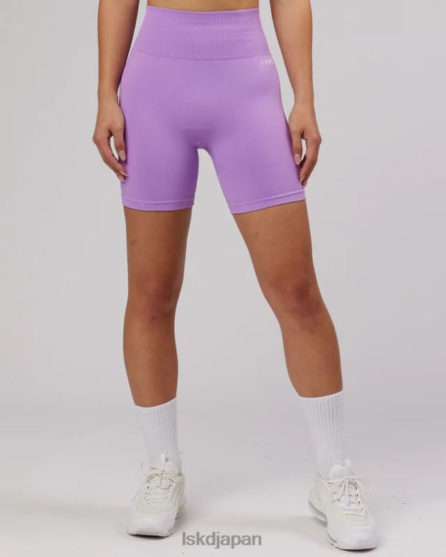リミットレス シームレス ミッドレングス バイク ショート - ライラック LSKD 女性 衣服 082HP690