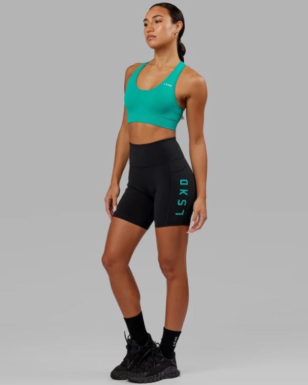 レップ ミッドレングス ショート - ブラックハイパーティール LSKD 女性 衣服 082HP693