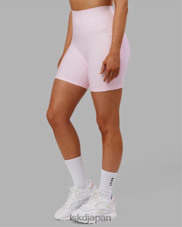 フュージョン ミッドレングス ショート - ブラッシュ レオパード LSKD 女性 衣服 082HP697