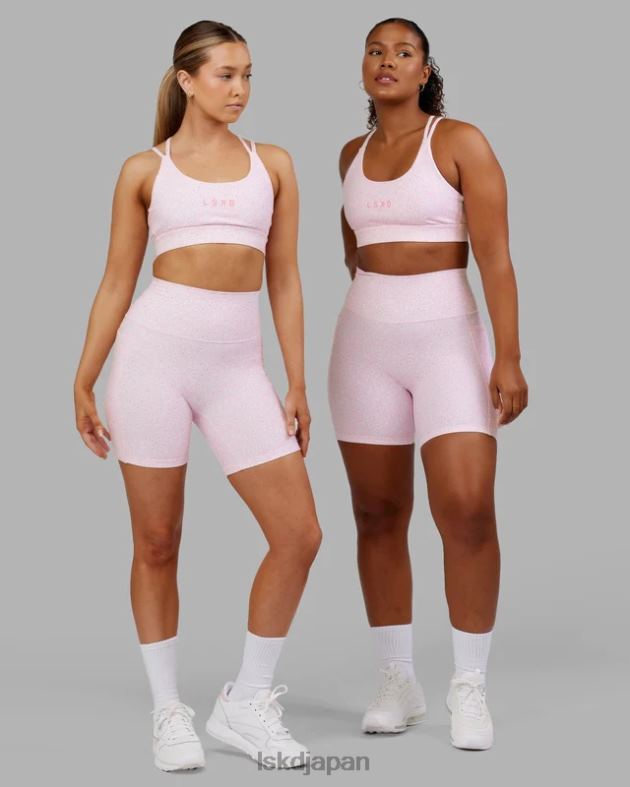 フュージョン ミッドレングス ショート - ブラッシュ レオパード LSKD 女性 衣服 082HP697