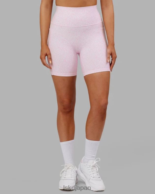 フュージョン ミッドレングス ショート - ブラッシュ レオパード LSKD 女性 衣服 082HP697