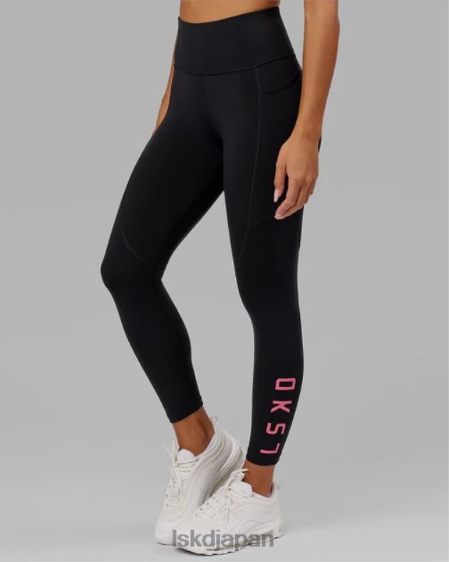 レップ フルレングス レギンス - ブラックフラミンゴ LSKD 女性 衣服 082HP727