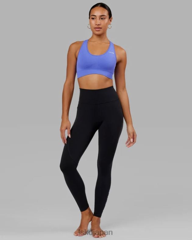 レップ フルレングス レギンス - ブラックコーンフラワーブルー LSKD 女性 衣服 082HP728