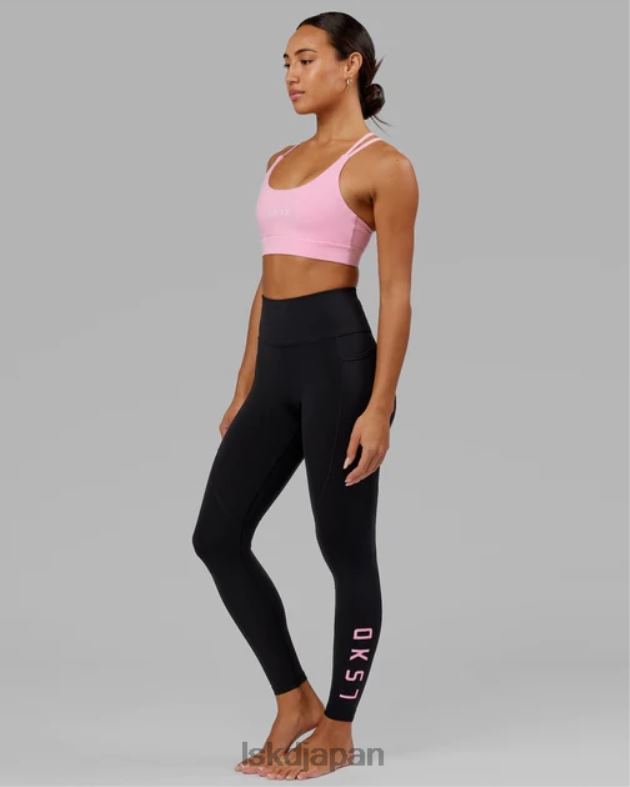 レップ フルレングス レギンス - ブラックピンクのフロスティング LSKD 女性 衣服 082HP731