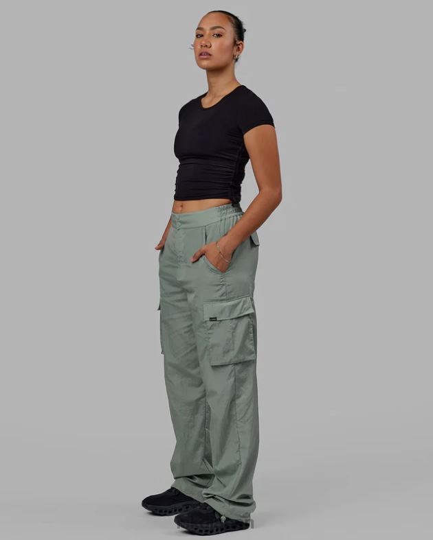 終日パフォーマンスカーゴパンツ - アイスバーググリーン LSKD ユニセックス 衣服 082HP746