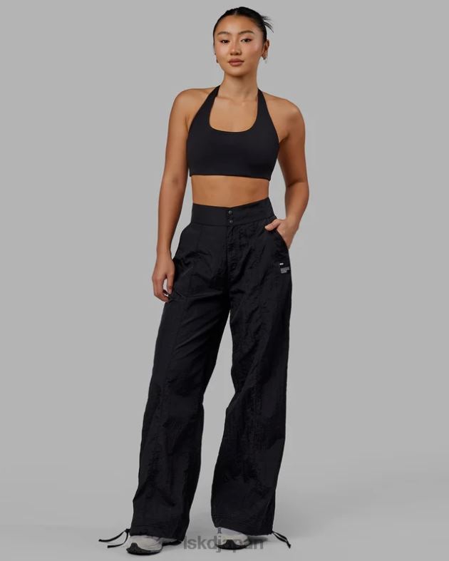 高度パラシュート パンツ - ブラック LSKD 女性 衣服 082HP748